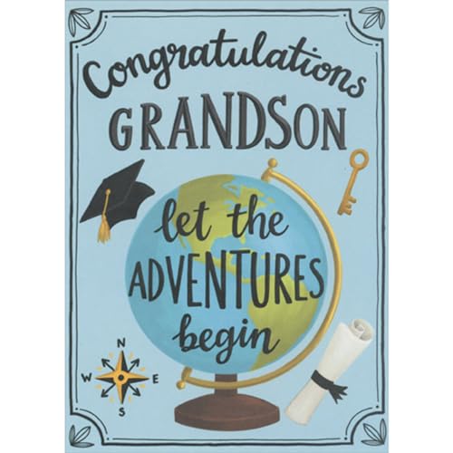 Sellers Publishing RSVP Let the Adventures Begin: Globe on Stand Graduation...