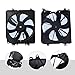 Engine Radiator Cooling Fan Assembly for 2017-2018 Honda CR-V 2.4L Models Left and Right Side Behind Water Tank Fan Replaces#386165PHA01, 386115PHA01 (1 Pair)