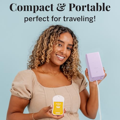 Image of Pixie Menstrual Cup Sterilizer for Feminine Care - Ranked 1 for The Best Steamer - Kills 99.9% of Germs with Steam - Wash Your Period Disc or Cup in 3 Minutes! - Automatic Timing Shut-Off Switch