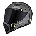 Produktbild Woljay Off Road Helm Motocross-Helm Motorradhelm Motocrosshelme Fahrrad ATV (XL, Black+Silver)