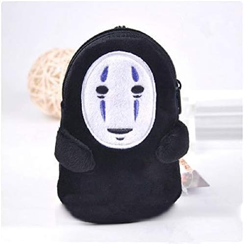 YOYOTOY Japan Anime Spirited Away No Face Man Totoro Plush Purses Plush Bag Wallet Cartoon Mini Pocket Purse Bag Bus Card Bag Gift New Cool Must Haves Gift Baskets The Favourite DVD Toddler Superhero
