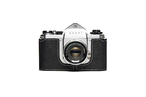 TP Original Pentax SV S3 S2 専用 ブルタイプ 本革 ボディケース 黒色