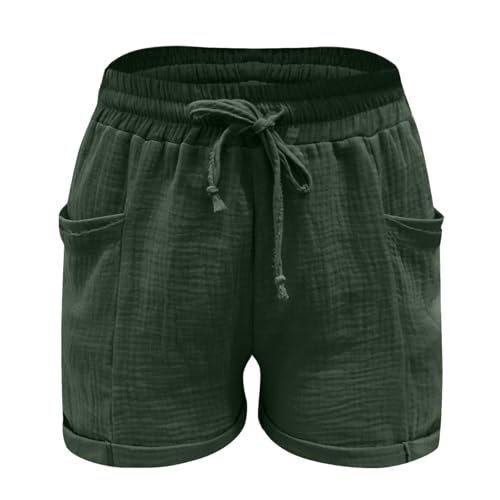 Short chic large fluide en lin premium pour femme active - 4