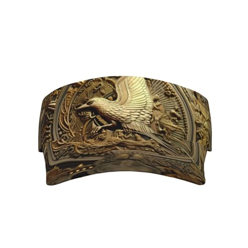 Visera de fitness al aire libre con estampado de Bitcoins, sombrero deportivo para el sol, adecuado para correr, senderismo y otras actividades al aire libre, color negro