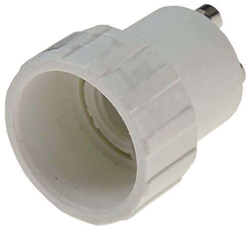 Preisvergleich Produktbild Adapter für Leuchtmittel 230V Kunststoff Fassung Lampenadapter Lampensockel für LED Lampen, Glühbirnen, Energiesparlampen Keramik Kunststoff (GU10 auf E14)