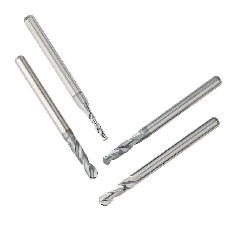 10 Uds. Broca helicoidal de carburo de 0,2-3mm herramienta CNC eficiente taladro de acero de tungsteno for cobre de aluminio acero inoxidable hierro fundido(0.80mm)