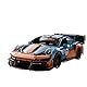 JUCYJULY Technik Sportwagen Bausteine Set für Porsche 911 Gulf Blue, 1168 Klemmbausteine Auto Bausatz Supersportwagen Modellbausatz, MOC Car Rennwagen Modellauto Spielzeug Geschenk Erwachsene Kinder