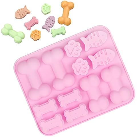GraceMoment Silicone Moulds, Wax melt Moulds, Baking Mold, Chocolate Moulds with Cat Theme for Making Chocolate, Cake, Jelly, Dome Mousse(Pink) Cover