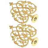 UPKOCH Topfdeckelgriff aus Zinklegierung 2 Stück mit Glatten Kanten und Einfacher Montage Ersatzknöpfe für Topfdeckel als Praktisches Topfdeckel Zubehör in Gold