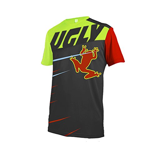 BurningBikewears Uglyfrog 2018 Downhill Jersey Manga Corta De Descenso Bicicleta De Verano...