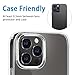 Hsefo for iPhone 13 Pro and iPhone 13 Pro Max Camera Lens Protector, Anti-Scratch Tempered Glass Camera Screen Protector Shockproof Full Protective Camera Cover Case Friendly Lens Cover-Black