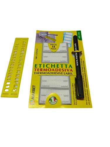 Set etichette termoadesive