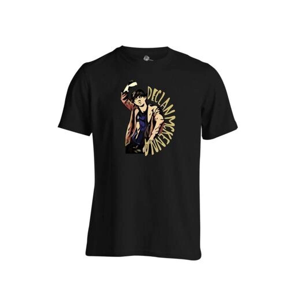 Cupcafe Men's Black Declan Mckenna T Shirt Indie Guitar Singer Songwriter Zeros Blackxxl