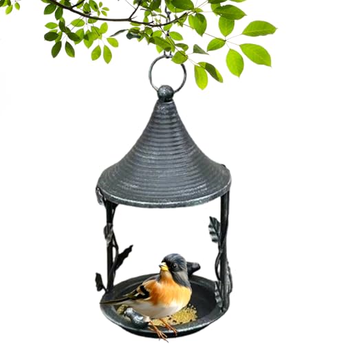 Mangeoire à oiseaux d'extérieur étanche pour protéger les graines de la pluie - 2