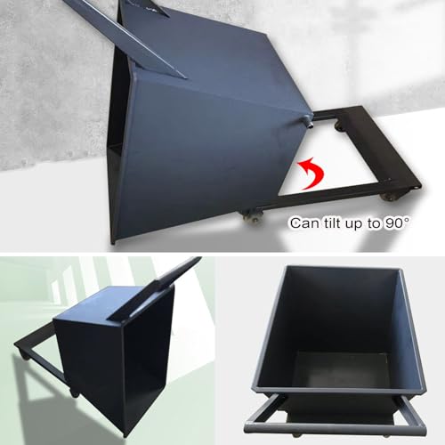 Carretilla pesada para volquete – Carretilla industrial para transporte en obra, duradera y resistente, ideal para cargas pesadas y manejo eficiente de materiales miniatura 4