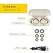 Jabra Elite 75t – True Wireless Earbuds with Charging Case, Gold Beige – Active Noise Cancelling Bluetooth with a Comfortable, Secure Fit, Long Battery Life, Great Sound