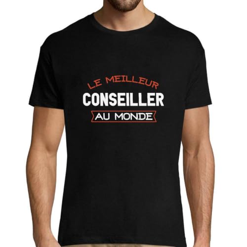 T-Shirt Homme Le Meilleur Conseiller : cadeau papa anniversaire original