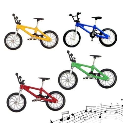 Juguete decorativo de bicicletas en miniatura para adornar escritorios y estantes de estudio