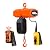Prowinch Portable Electric Hoist - 1000 lbs Electric Chain Hoist with Wireless & Wired Remote Control, 20 ft, Single-Phase Dual Voltage 110~120V/220~240V, G100 Chain, Overhead Crane1 Speed