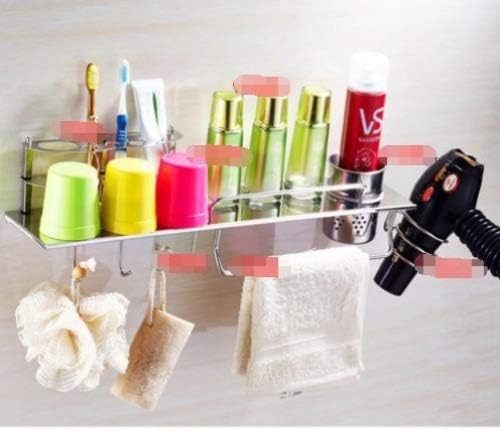 Hair Dryer Holder,Hair Dryer Shelf,Hair Blow Dryer Holder, Hair dryer rack Hair dryer toilet Bathroom storage rack wall mounted rack-E