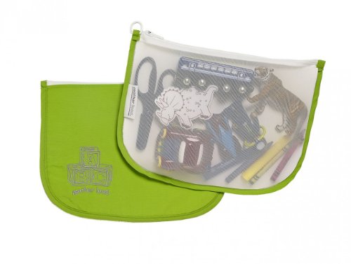 Toddler Toy Bag Single Pouch by MOTHER LOAD - Machine Washable Organizer & Wrist-let. A Mommy Must Have for all Babies Needs