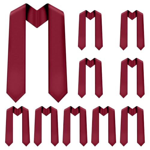 Image of Plain Graduation Stole Sash 60 Inch Unisex Adults Solid