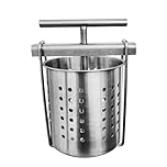 FytStycale Manual Press Barrel,Vegetable Filling Squeezer, Honey Press Extractor for Juice,Cheese Cider,Olive Oil, 20 cmx13 cm