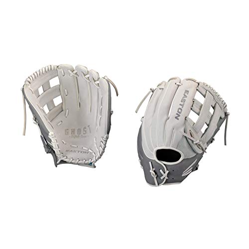 Easton Ghost Fastpitch Series Baseball Glove, Left Hand Throw, 12.75", Grey, H Web #TOP2