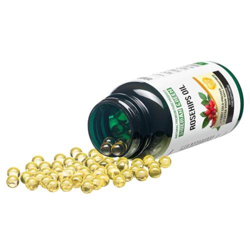 Siberian Green Capsule di olio di semi di rosa canina 200 capsule selvatiche raccolte Siberia Altai pressate a freddo non raffinate