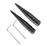 AmaCupid Tapered Spindle Adapter Threaded for Bench Buffing / Bench Grinder Polishing Wheel,Left and Right ,Two Small Wrenches