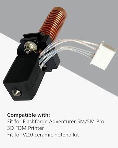 Hotend céramique Adventurer 5M buse durcie 0.4mm usure minimale