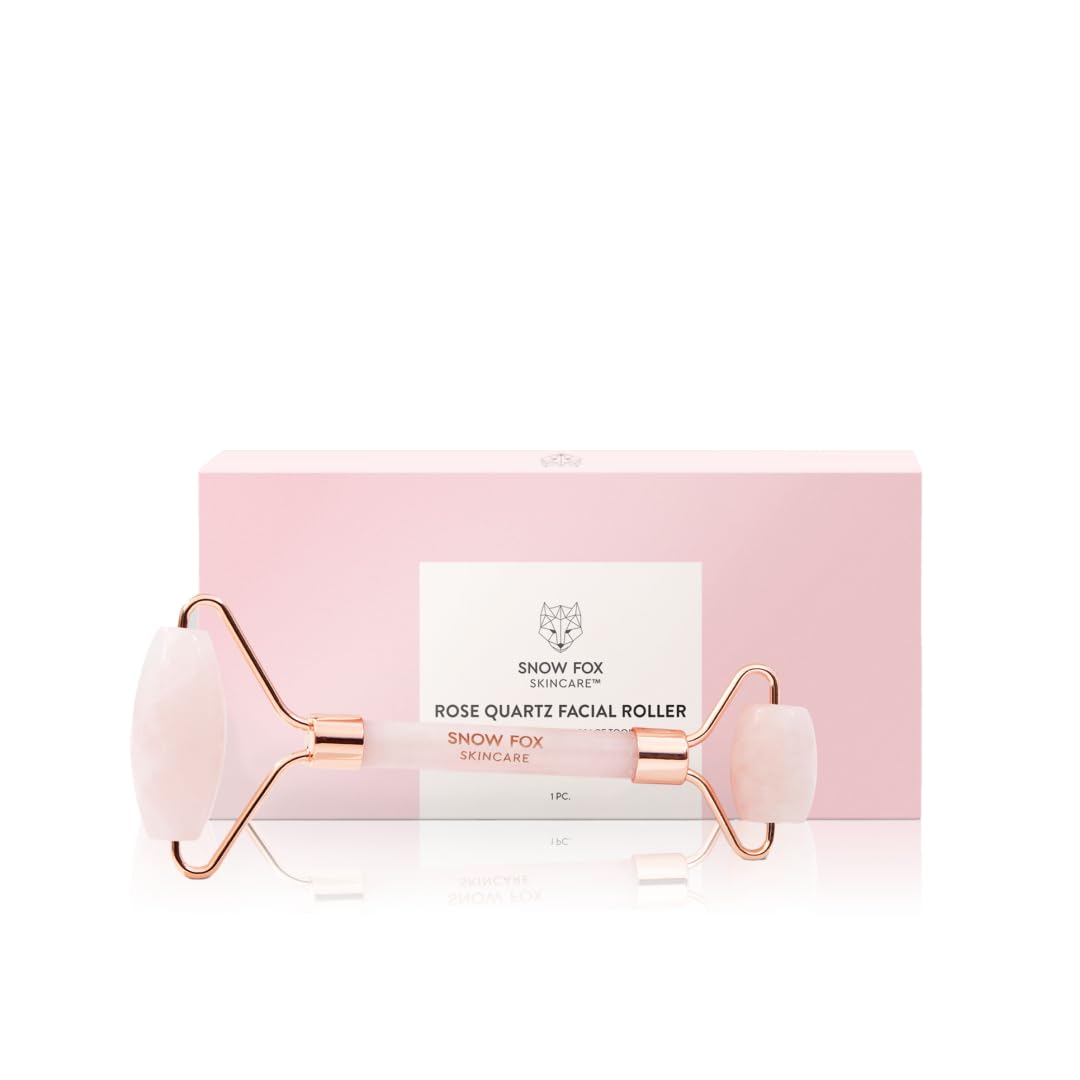 ローズクォーツローラー Snow Fox Skincare / ローズ クォーツ フェイシャル ローラーの公式