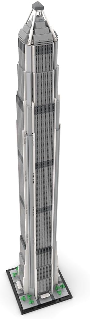 Shenzhen PingAn Finance Centre Architecture Building Blocks Set, 2716PCS 1/800 Scale World Famous Landmark Collection Display Model Home Decor Kits, Gifts for Bricks Enthusiasts