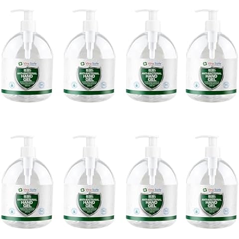 Vira Safe 75% Alcohol Hand Sanitiser 8 Pack Cover