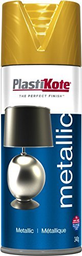Plasti-kote Metallic Paint 400ml Spray Paint - Gold