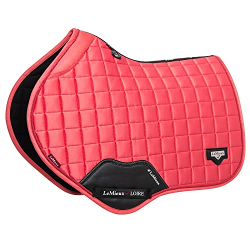 Lemieux Close Contact Loire Classic Square Saddle Pad - English Saddle Pads For Horses - Equestrian Riding Equipment And Accessories (Watermelon - Small/Medium) #TOP5