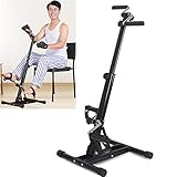pedales fijos ejercicio Mini ejercitador de pedal de la bicicleta se utiliza para los brazos y las piernas en bicicleta de ejercicio en la oficina o en el hogar para aumentar la circulación y aliviar la tensión, el movimiento del pedal es suave y silencioso, se puede hacer ejercicio mientras está en el teléfono, ver televisión, trabajar o jugar juegos de video .