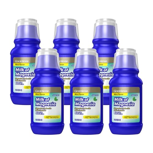 Image of GoodSense Milk of Magnesia Sugar-Free Mint,12 Ounce (Pack of 6)