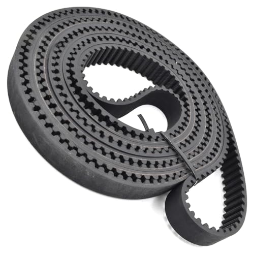 Courroie de distribution HTD 5M pas 5mm longueur 3200mm largeur 25mm caoutchouc synchrone