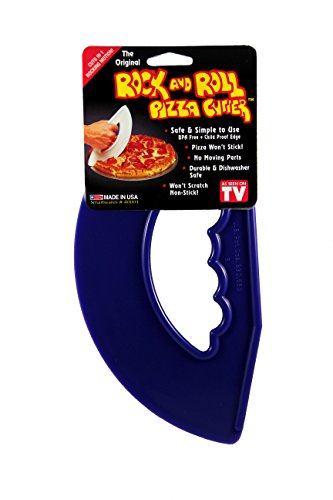 Rock'n Roll Pizza Cutter Cobalt Blue