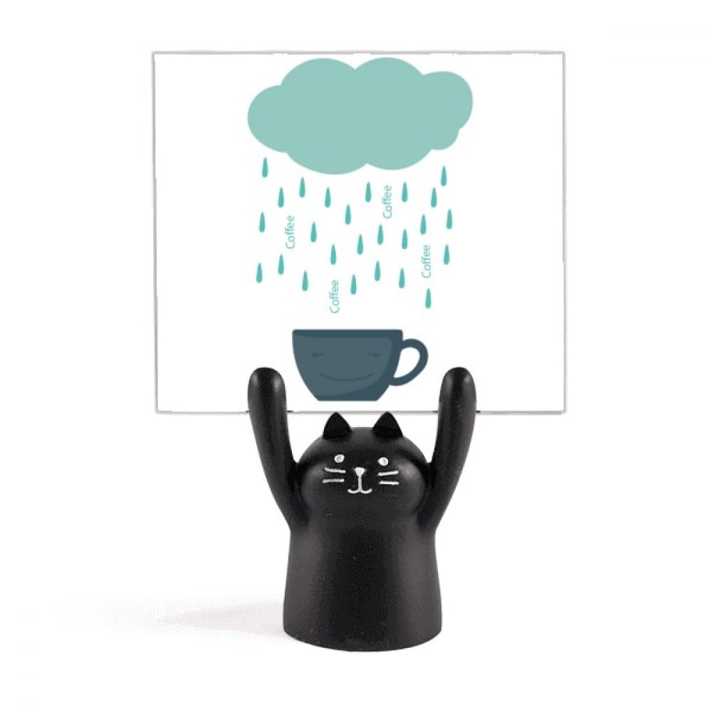 Porte-mémo chat noir Rain Cloud Cup pour ne plus oublier vos notes - 4