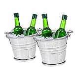 SUPVOX Miniature Ice Bucket for Dollhouse Small Wine Bottle in Bucket Miniature...