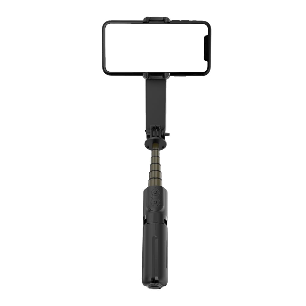 aqxreight Stabilizzatore Giroscopico per Smartphone con Treppiede e Luce