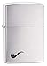 Zippo Lighter Pipe Brushed Chrome Design , Brushed Chrome Black Pipe , One Size