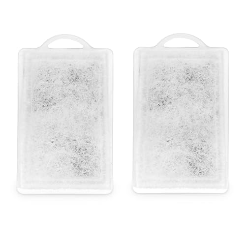 Image of SubstrateSource Mighty Aquarium Filter HOB Replacement Media - Replacement for Fish Tank Filters, Hang-on-Back Small Aquarium Filter Replacement Filter Cartridge, L MG12 Replacement Cartridge, 2-Pack