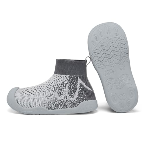 Toddler Socks Wrestling Shoes - Barefoot Wide Last Sports Shoes with Arch Support for Children Aged 2-6, Non Slip Sole and Reinforced Toe, Machine Washable3