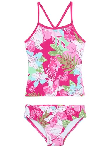 Image of Kanu Surf Girls' Melanie Beach Sport 2-Piece UPF 50+ Banded Tankini