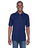 UltraClub Men's Cool & Dry Sport Performance Interlock Polo L NAVY