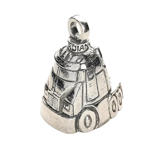 Image of Guardian Bell Good Luck Bell w /Keyring & Black Velvet Bag | Motorcycle Bell | Lead-Free Pewter | Made in USA