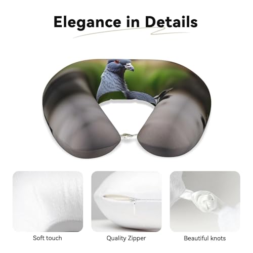 Almohada de Viaje de Espuma Viscoelástica Negro miniatura 4